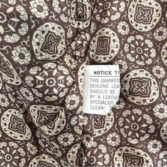 JOO-KAY Brown Suede Leather Vest with 70s Design Lining Western | Mens 46 - Picture 7 of 11